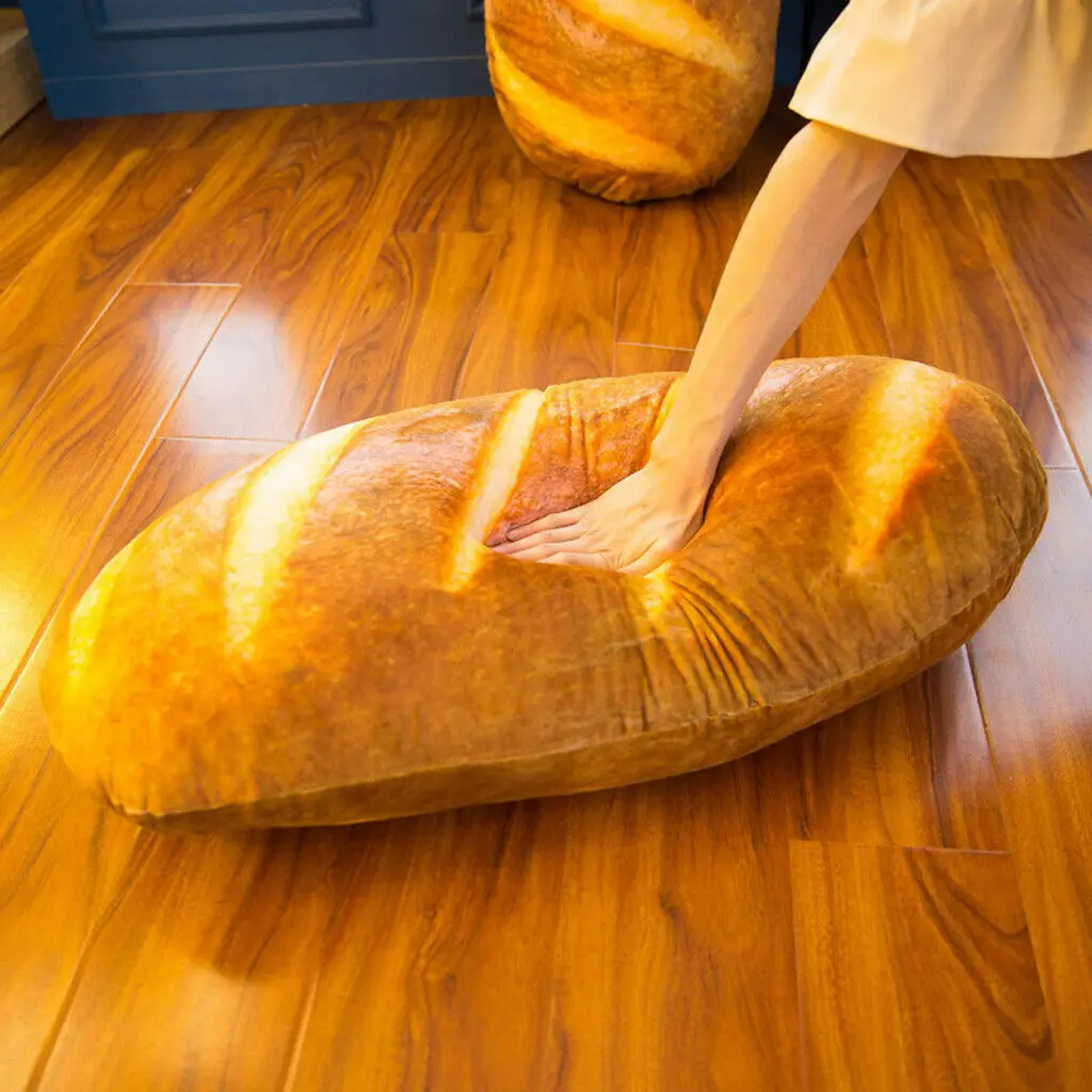 Bread Design Plush Throw Cushion Removable And Washable Decorative Pillow For Kids Room Girlfriend Present Stuffed Toy