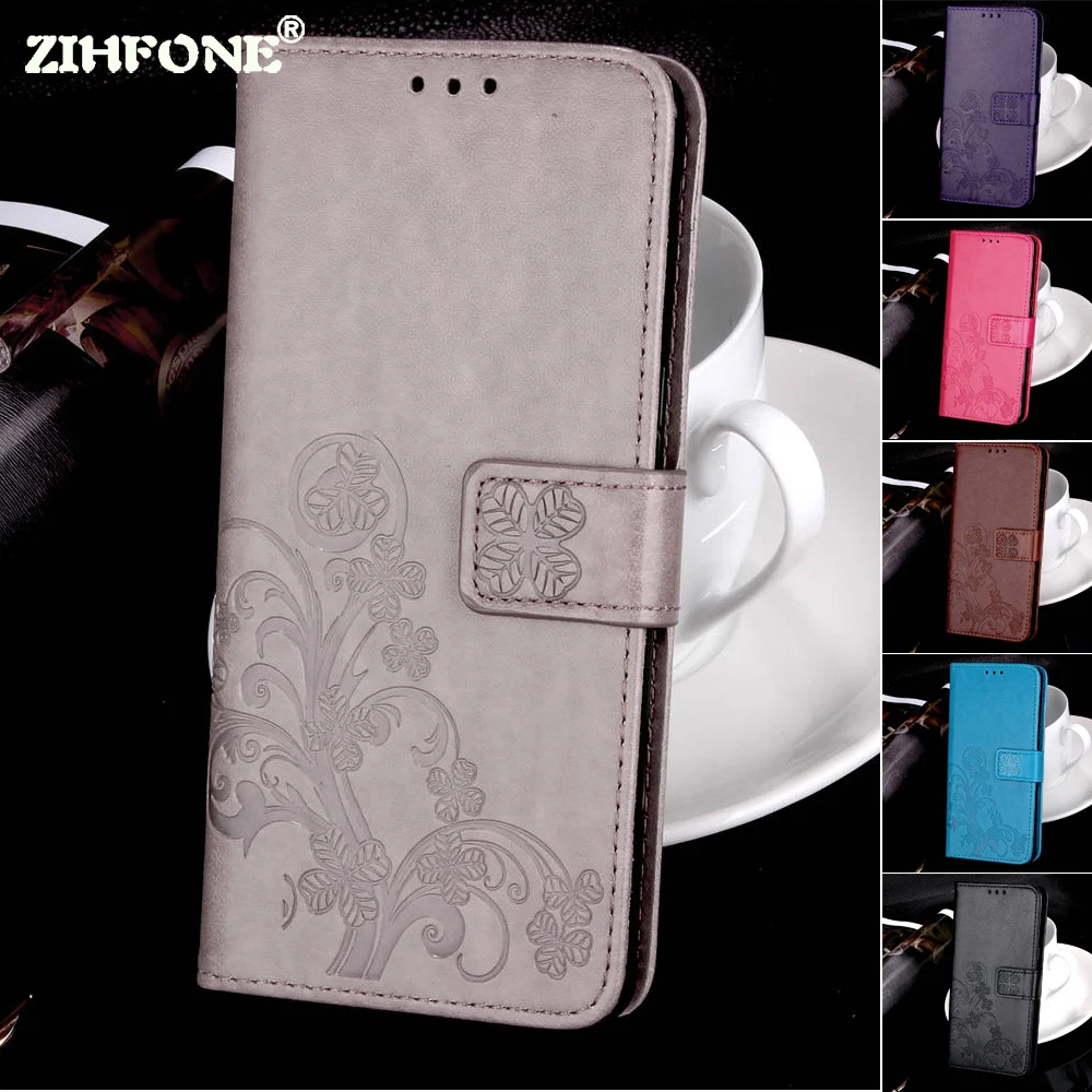 

ZIHFONE Leather Flip Cover Case sFor Coque Oneplus 6T Case Fundas Oneplus 6 Case Luxury Wallet Cover Stand Phone Bags Case Capa