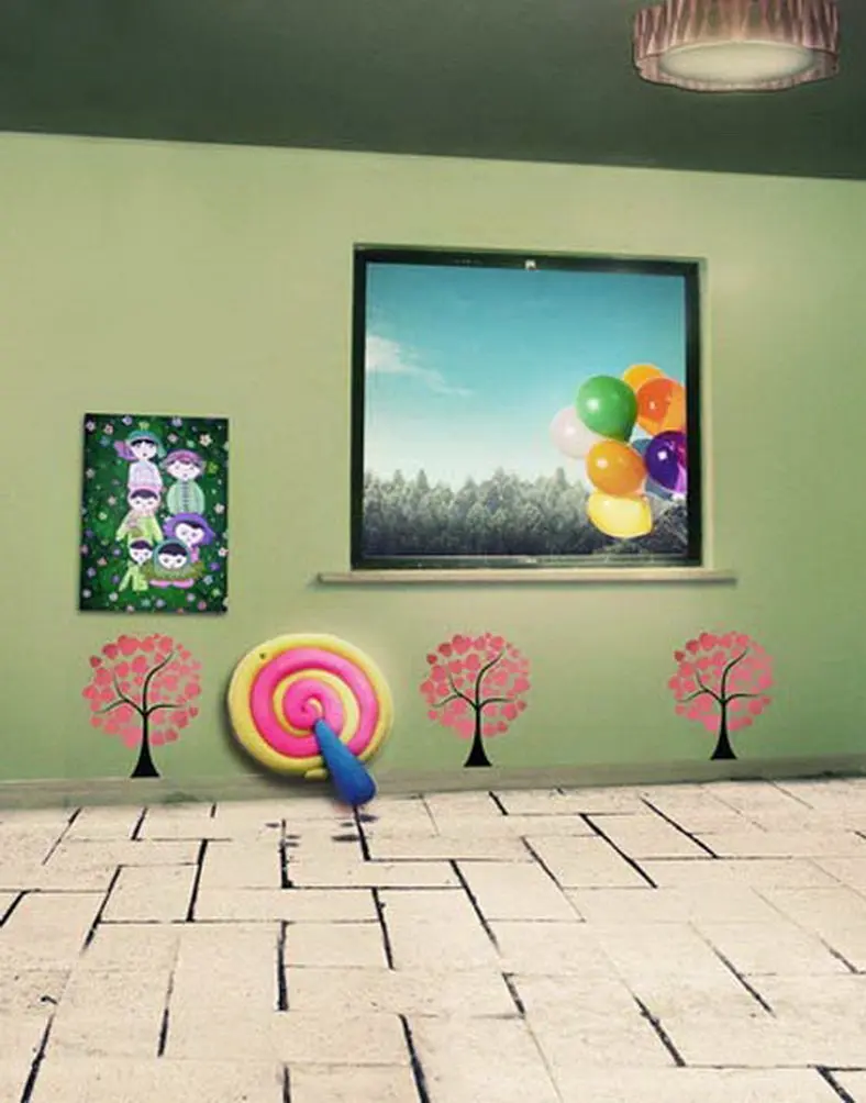 

Green Wall Wooden Floor Photography Backdrops Photo Props Studio Background 5x7ft