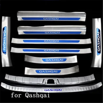 

car Rear Bumper Protector Sill Trunk Tread Plate Trim Scuff Plate/Door Sill Door Sill For Nissan Qashqai J11 2016 2017 2018