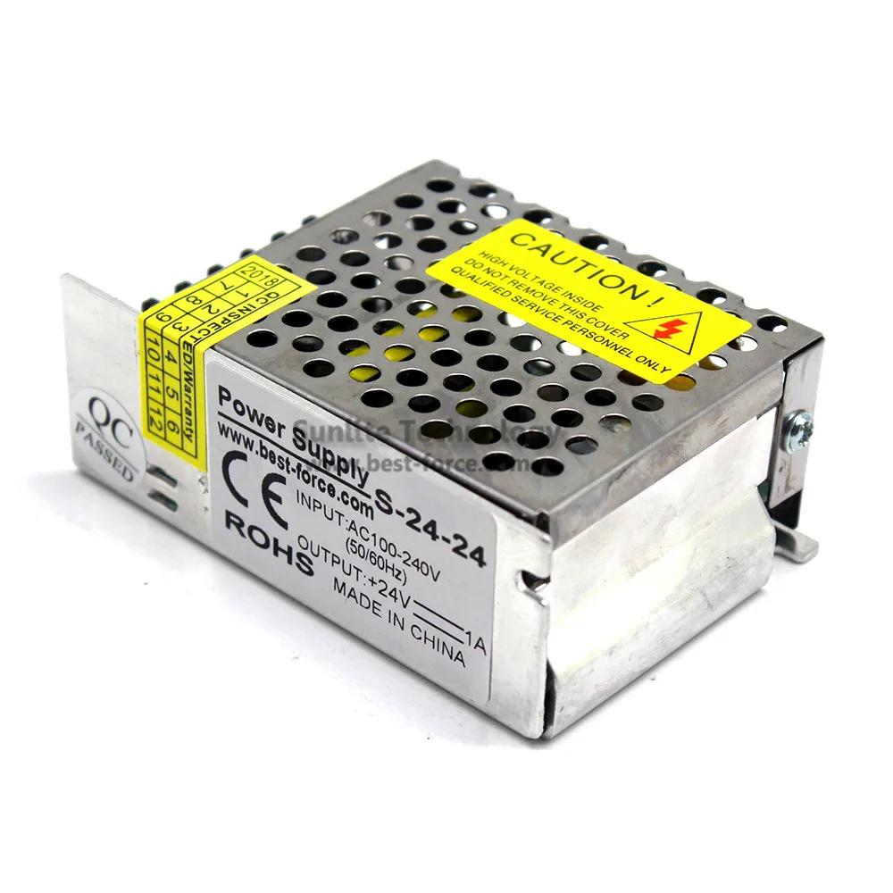 24v 1A 24W dc источник питания Переключение трансформаторов AC100 240V в DC24 SMPS для