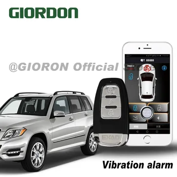 

PKE key start keyless entry mobile phone remote start close to the car open and leave the lock, with vibration alarm function
