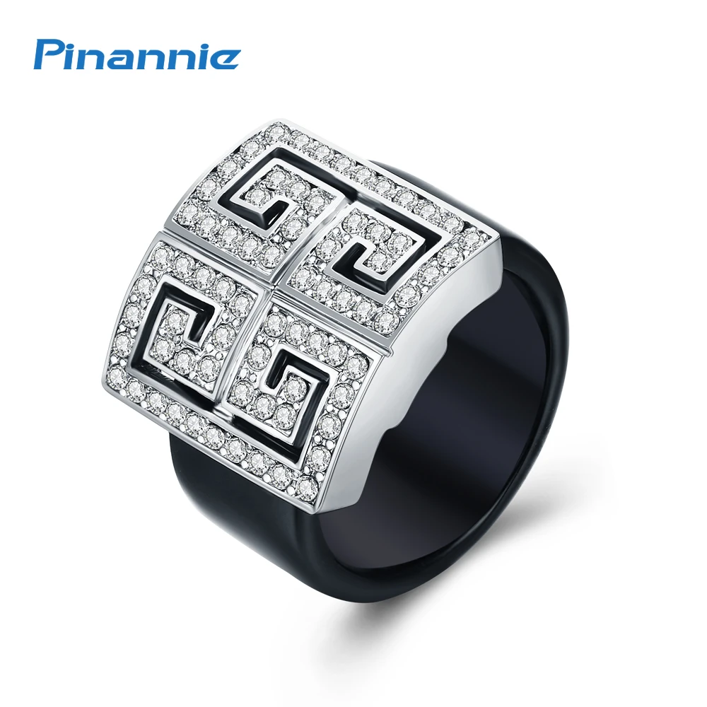 Pinannie золото Цвет anillos CZ Стразы розовое Цветные кольца Модные украшения для Для