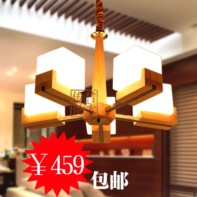

2016 Limited Luminaire New Arrival Snowdrift Brief Modern Living Room Fashion Oak Restaurant Lamp Pendant Light Free Shipping