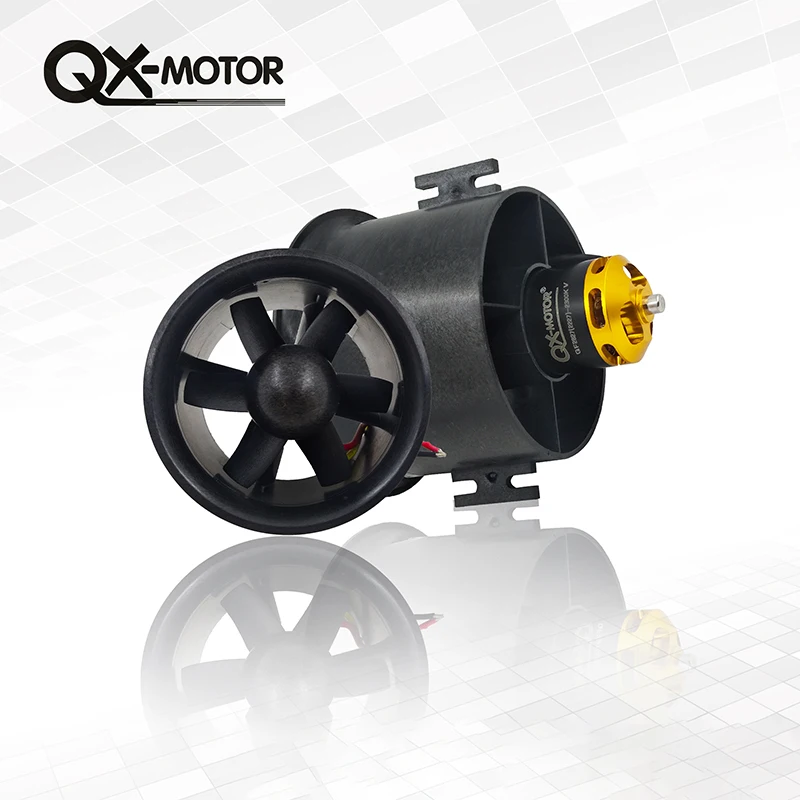 QX двигатель 70 мм 6 лезвий Ducted Fan EDF с 2827 KV2300 KV3500 KV3800 бесщеточный для