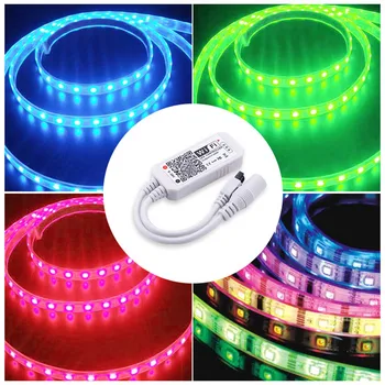 

Hot WiFi Wireless Smart Controller with 24 Keys Remote Control for LED Light Home Bar PLD