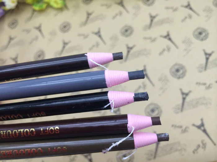10 шт./лот Макияж Бровей Карандаш Pen Fine Enhancer Водонепроницаемый Косметические
