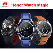 Huawei honor watch magic smartwatch 1,2 дюймов AMOLED сенсорный экран heartrate мониторинг BT4.2 BLE gps 5ATM водонепроницаемый