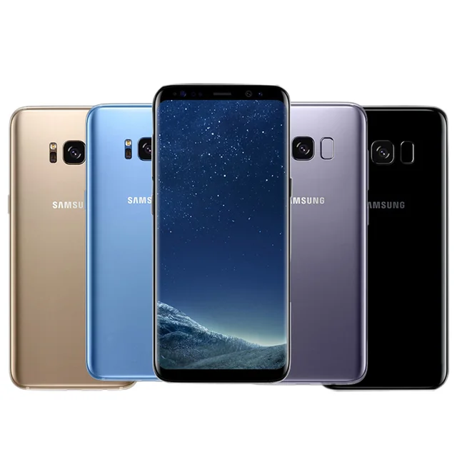 Samsung-teléfono inteligente Galaxy S8 Plus desbloqueado, 4G, LTE, Octa Core, 6,2 ", 12.0MP, 4 GB de RAM, 64 GB de ROM, reconocimiento de huella dactilar Samsung-teléfono inteligente Galaxy S8 Plus desbloqueado, 4G, LTE, Octa Core, 6,2 ", 12.0MP, 4 GB de RAM, 64 GB de ROM, reconocimiento de huella dactilar