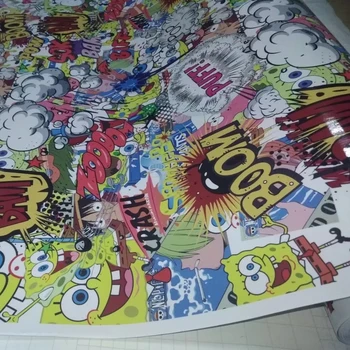 

HOT Graffiti StickerBomb Vinyl Car Wrap Graffiti Sticker Bomb Sheets PVC JDM Car Motorbike Sticker Wrapping Film Air Bubble Free