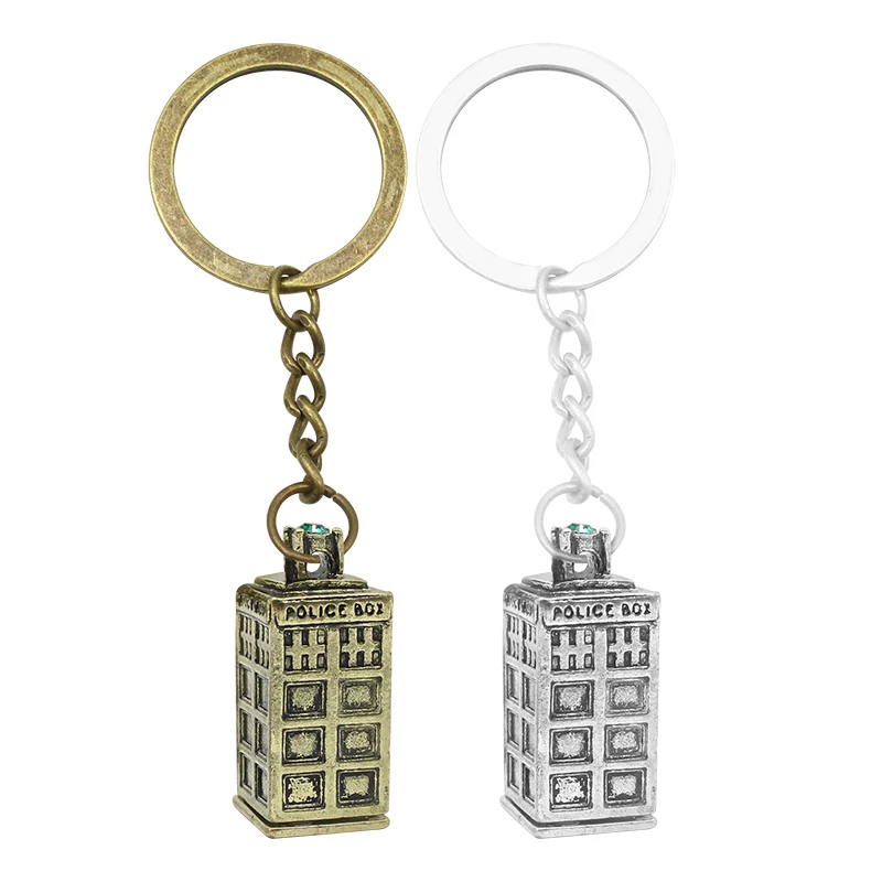 Vintage-Dr-Mysterious-Keychain-Doctor-Who-Tardis-Telephone-Booth-Police-Box-House-Key-Chain-Movie-Jewelry (1)