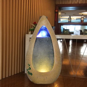

European Style Water Fountain Feng Shui Lucky Home Decoration Fountain Humidifier Office Home Decoration