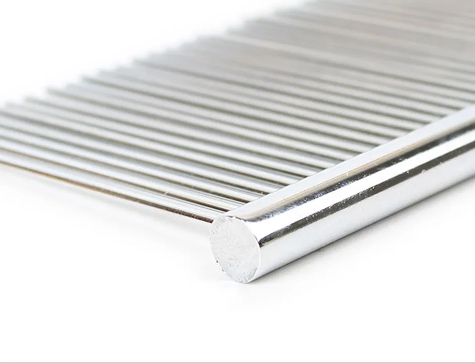 Silver Stainless Steel Pet Hair Comb for cats dog Brush hair Remover cat Comb, Durable Cat Grooming Tool For Long Hair Dogs Cats (5)