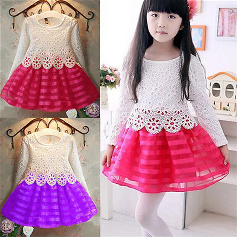 Newbaby Pageant Flower Kids Girls Dress Birthday Wedding Bridesmaid