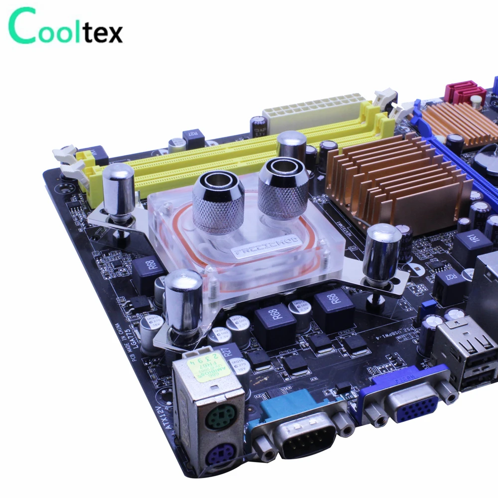 Bloco de Refrigeração a Água para Cpu Intel Lga 775 115x 1366 2011x99x79 Novo Modelo 2023 - Imagem 3