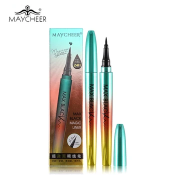 

MAYCHEER Brand Makeup Black Liquid Eyeliner Pencil Waterproof 24H Long-lasting Anti-blooming Accurate Draw Eye Liner Pen Make Up