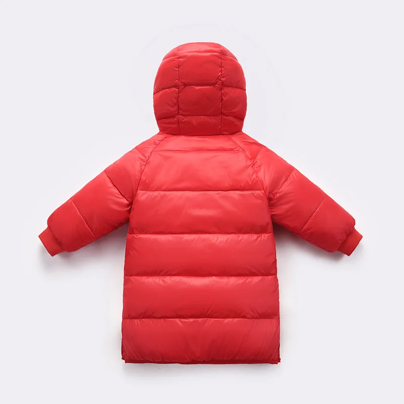 CROAL chery/80% пуховое зимнее пальто для детей длинная теплая зимняя куртка мальчиков
