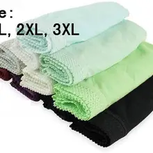 Женские трусы с высокой талией из хлопка размера плюс для больших размеров PP эластичное Нижнее белье Женские Трусы L, XL, 2XL, 3XL 10 шт./лот