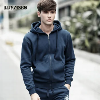 

Zipper Hoodie Men Winter Spring Drawstring Zipper Hooded Sweatshirt Male Long Sleeve Pocket Pullover Hoodies Jacket Coat Hot 620