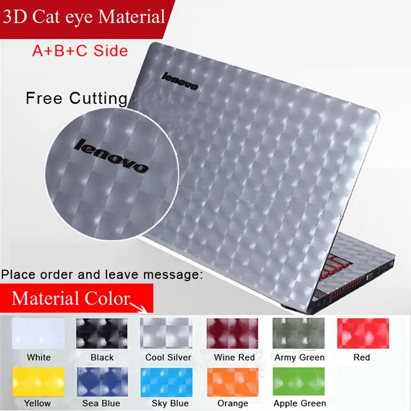Dust-proof DIY Laptop Skins Sticker Protective Case For lenovo S410P touch Screen/S410P normal screen/B4400/ S500 touch screen