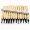 12pcs Wood Carving Knife   Tool    Hand Rubber Seal   with Grinding Stone Set ► Photo 2/6