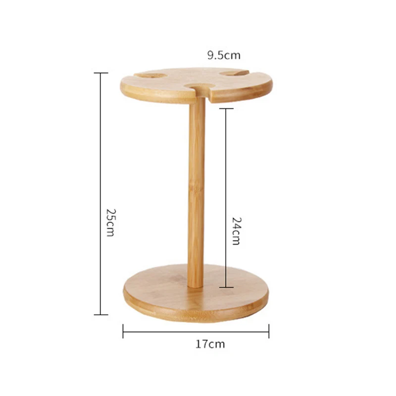 Бамбуковый держатель для винного стекла, столешница, Домашний Органайзер, подарок для винного Любителя P7Ding