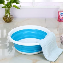 Творческих складной Портативный умывальник открытый туризма мытья лица/ноги/мелких предметов Pots бытовой Ванная комната детей умывальник