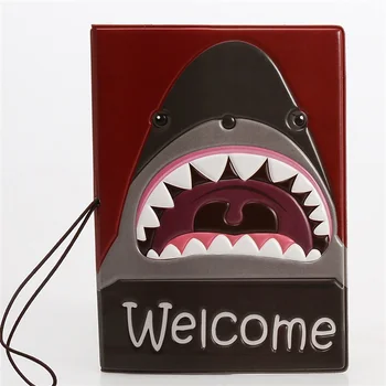 

Welcome to Big Shark's Mouth Theme Passport Holder For Boys,3D Design PVC Leather Travel Passport Cover 14*10CM