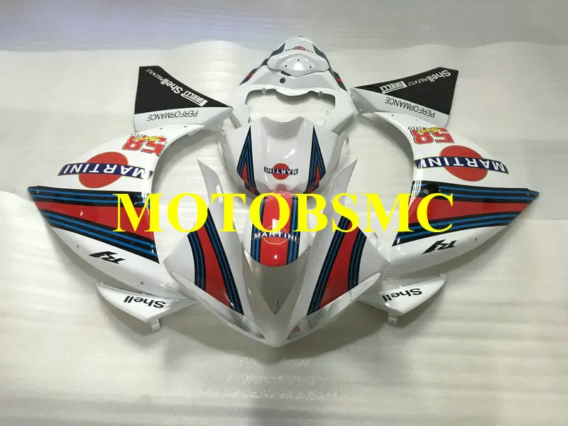 Комплект обтекателей для мотоцикла YAMAHA YZFR1 09 10 11 12 YZF R1 YZF1000 2009 2010 2012 ABS верхний