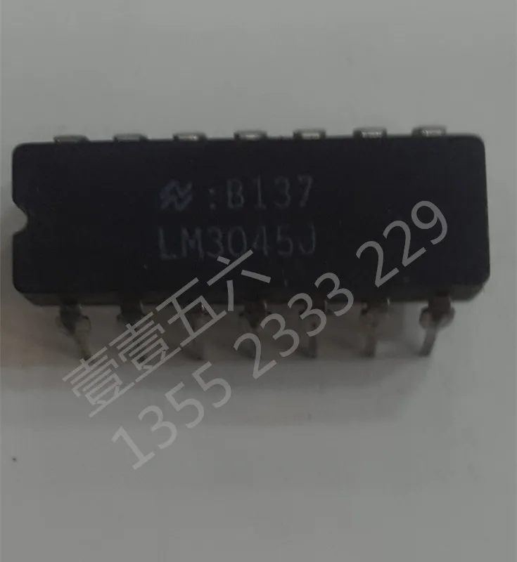 

[BELLA]LM3045J transistor array CDIP-14 ceramic package U.S. imports of original NS--5pcs/lot