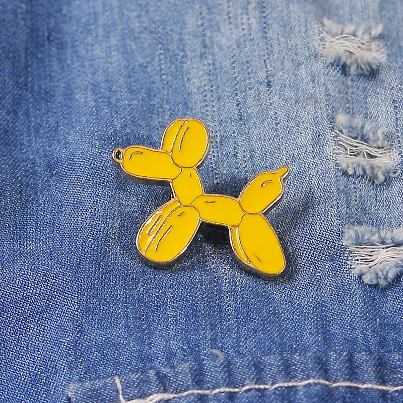 

WEISHUOLI Cartoon cute VIP puppy dog alloy dripping brooch Badge