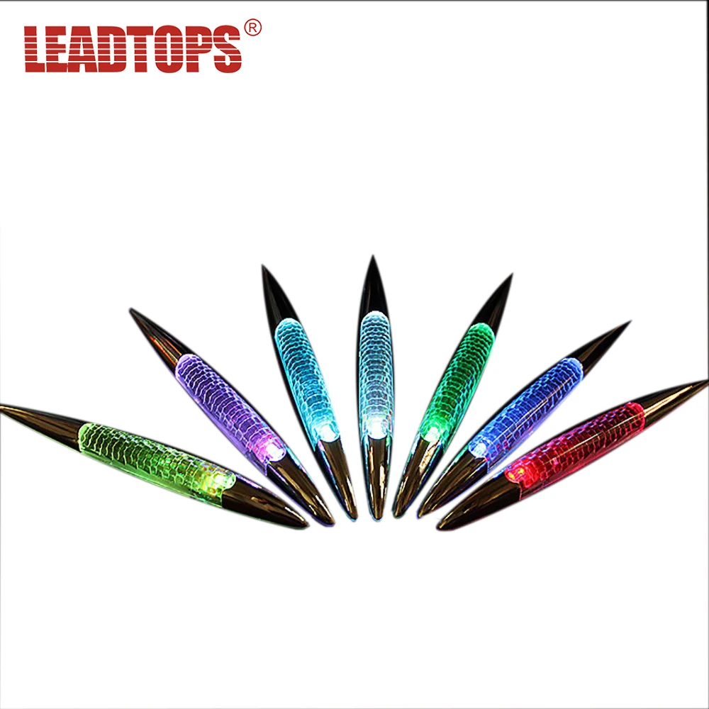 

LEADTOPS 2PCS Car LED light with Solar Energy Warning Lamp 12v Fog lights Shark Gill Taillights Flashing BJ