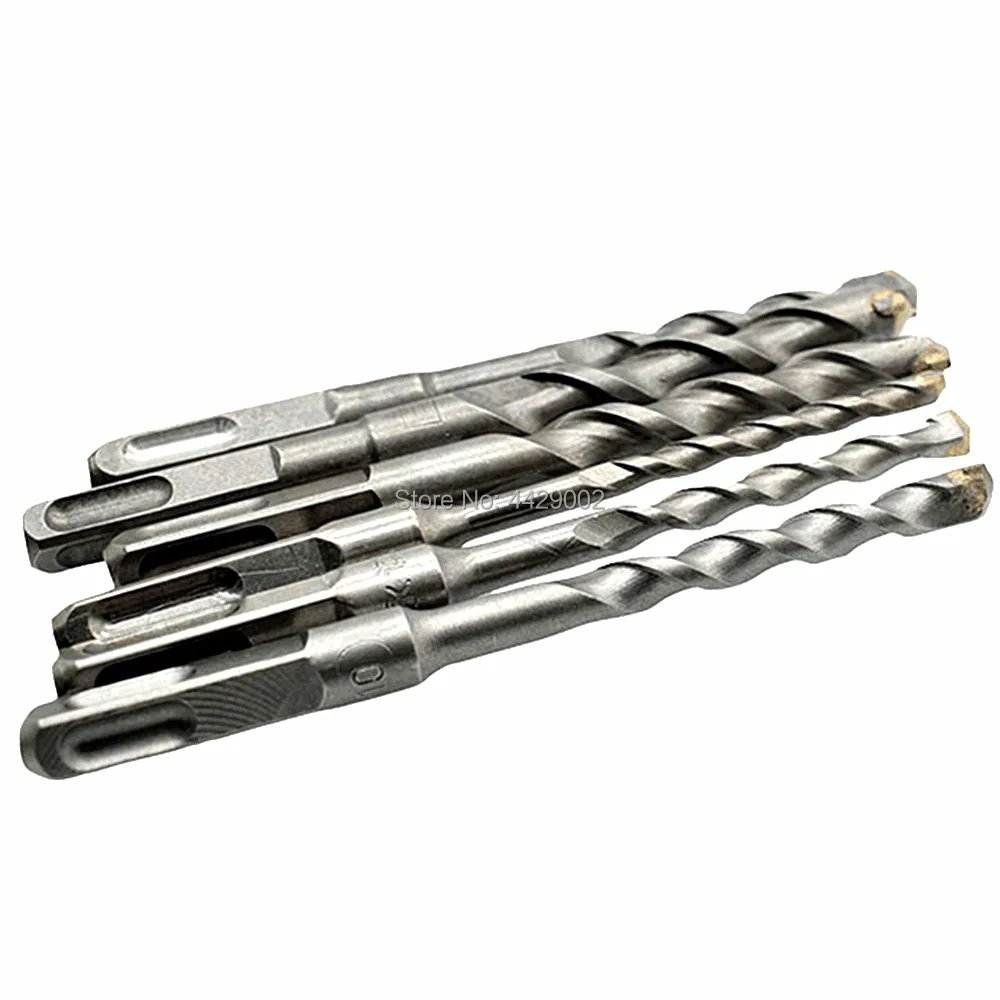 6pcs Sds Plus Masonry Hammer Drill Bit 6mm 8mm 10mm 12mm 14mm 16mm