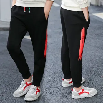 

Big Size Children Sports Pants For Boys Loose Trousers Kid Active Trousers For Teenager Clothes Fall Spring Infant Pants New