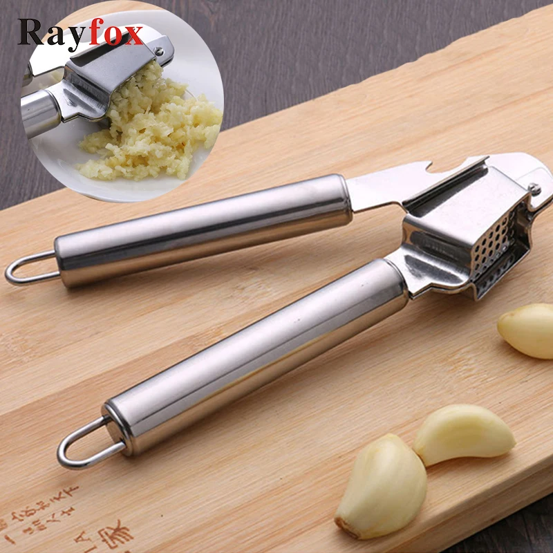 Garlic Press Stainless Steel Ginger Garlic Mince Presses Crusher Hand