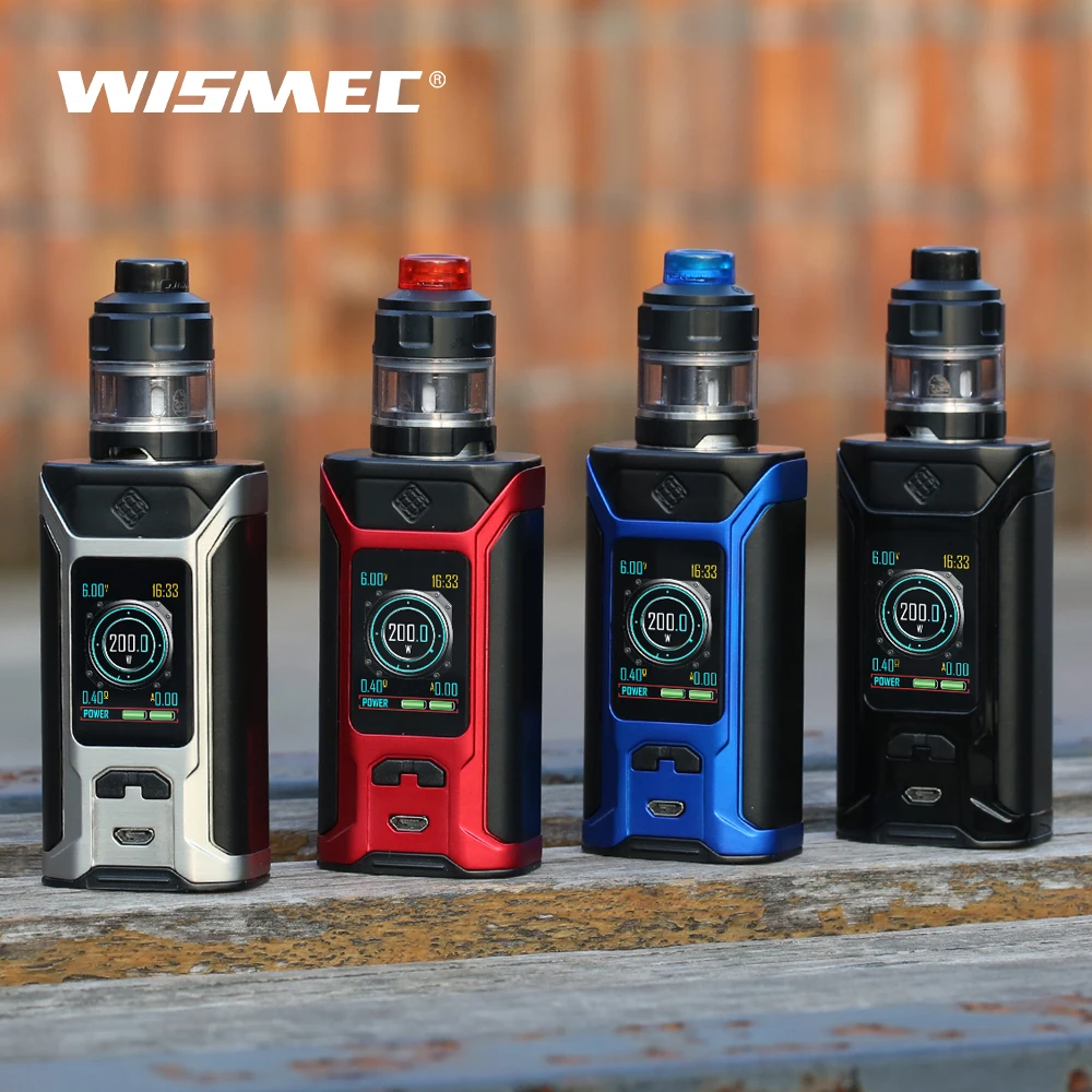 США склад оригинальный Wismec SINUOUS RAVAGE230 с GNOME Evo Kit 4 мл RAVAGE 230 Вт вейп комплект