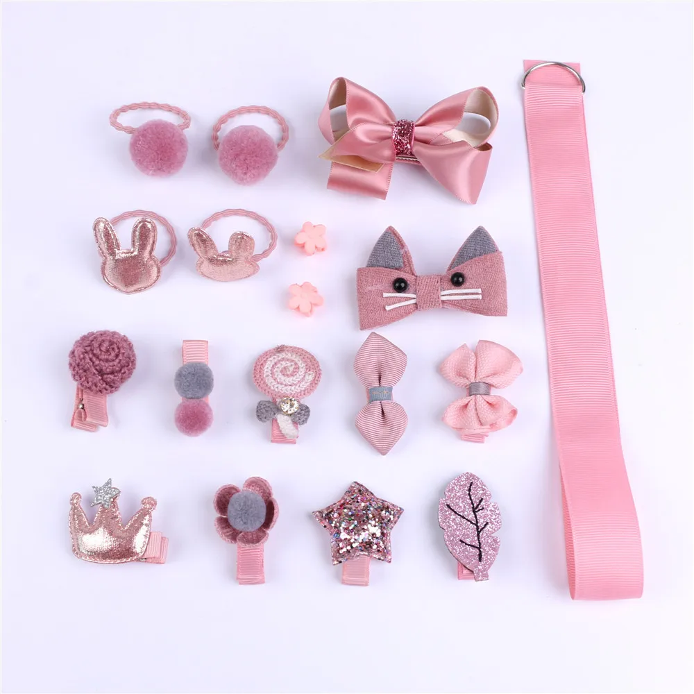 

Baby Headband Baby Girls Hair Accessories Headdress Set Hair Clips Princess Bows Crown For A Girl Haarband Head Bandage Toka