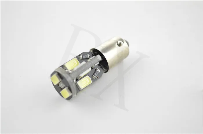 2 шт. высокое Мощность BA9S BAX9S BAY9S 5730 с can-bus T4W H6W H21W W5W 10SMD светодиодный поворотники без ошибок Фары заднего хода белый 12 V