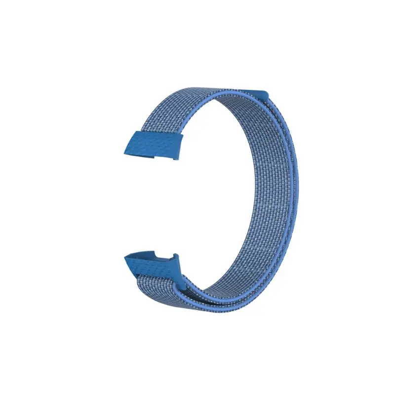 Модный сменный спортивный нейлоновая петля ремешок из искусственной кожи для Fitbit Charge 3 браслета