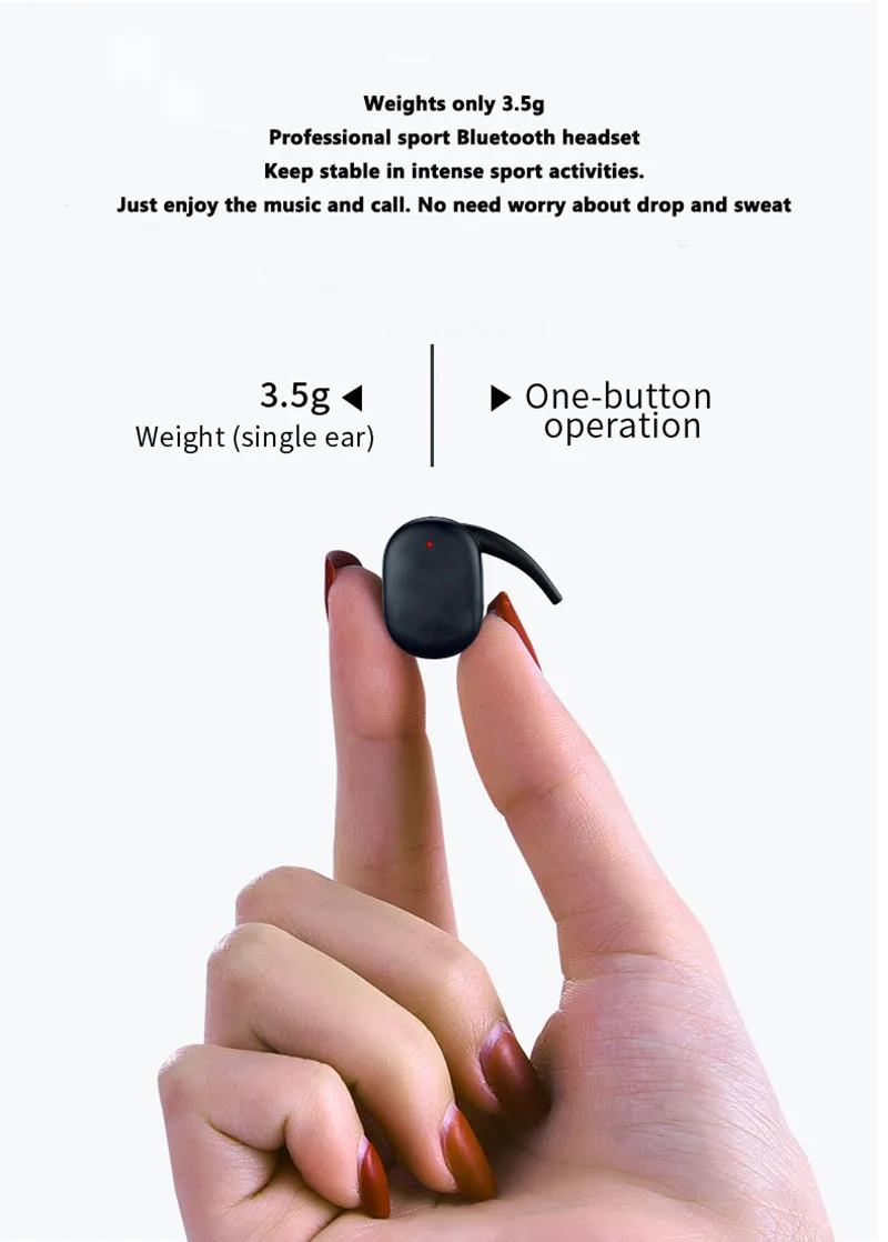 T2C Wireless Headphones TWS Bluetooth Earphones gaming Headset Sports Earbuds earpiece For mobile Phones with micphone box case  (7)