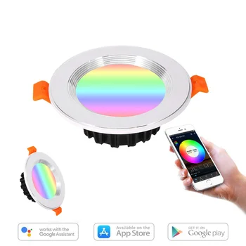 

Smart WiFi Light Bulb Led Lamp 7W RGB Magic Light Bulb Smart Home Wake-Up Lights Compatible with Alexa Google Home Assistant