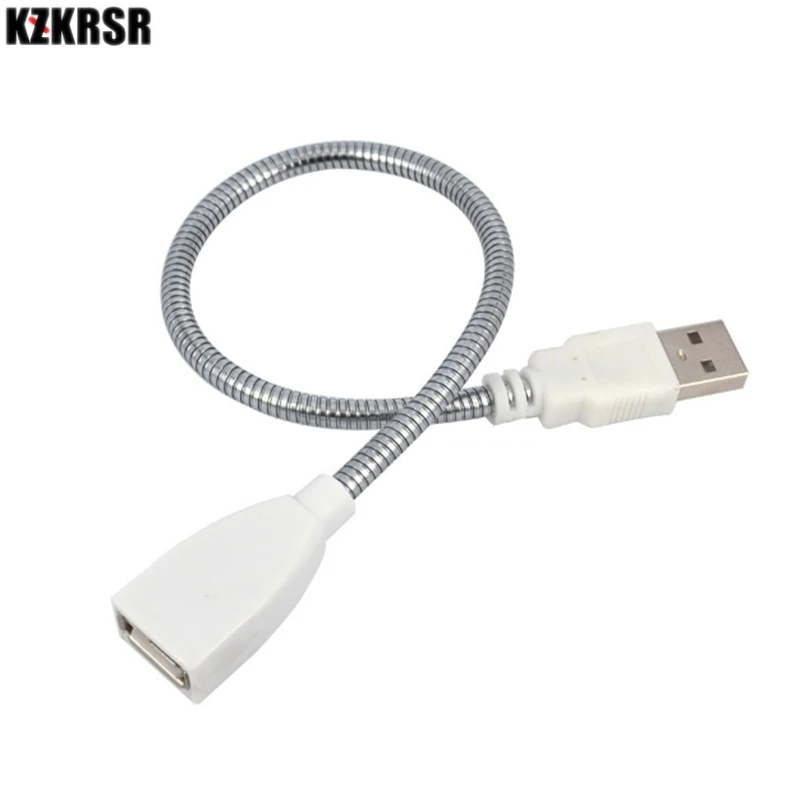 37 см Гибкий металлический USB Удлинительный провод к женскому удлинительному