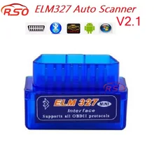 2.1 Version high quality Mini ELM327 Bluetooth V2.1 OBD2 Auto Diagnostic Scanner Tool ELM 327 V2.1 Supports OBDII Protocols