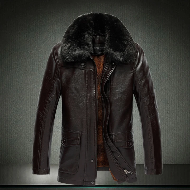 Горячая Распродажа Кожаная Куртка Jaqueta Masculina мужская кожаная куртка мужские