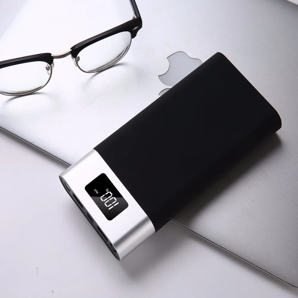 Power Bank 20000mah Dual USB 18650 External Battery Pack Outdoor 20000mah Power Bank Universal Portable Charger For Smart Phones