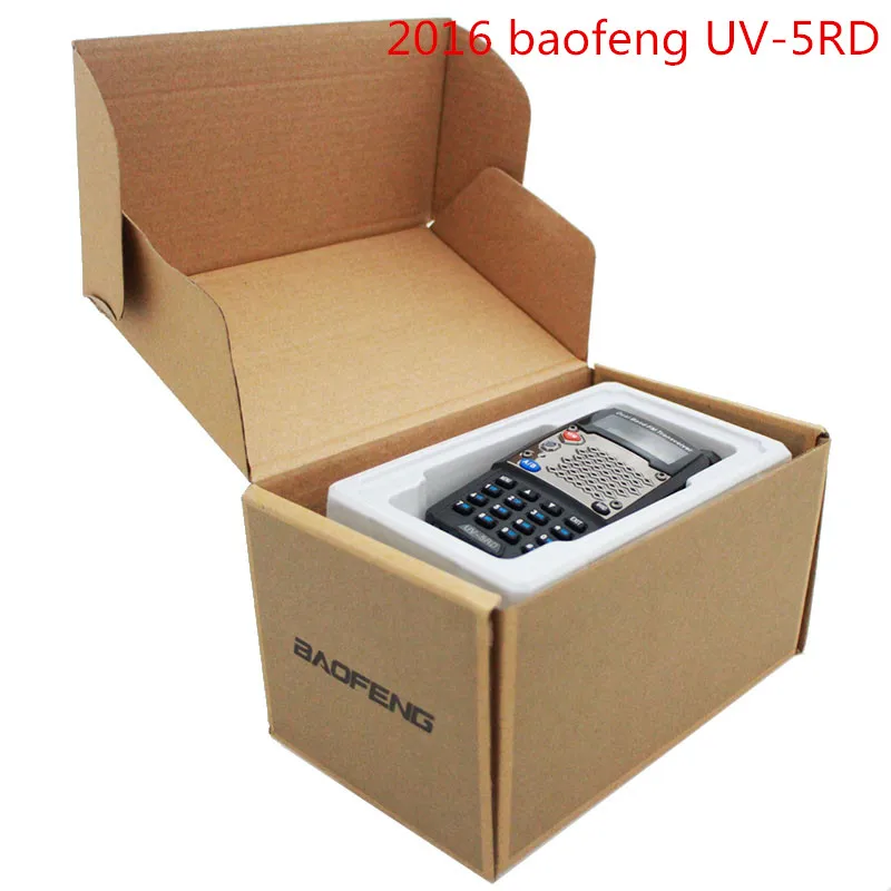 

2016 BaoFeng UV-5RD Walkie Talkie 136-174 /400-520Mhz VHF/UHF DUAL-BAND Handy Hunting Radio Receiver With Headfone