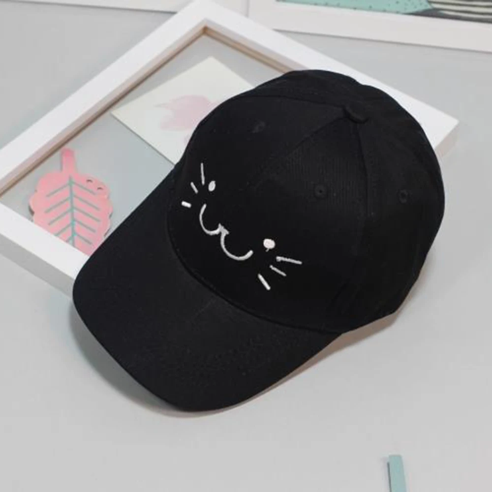 Модная Регулируемая бейсбольная Кепка Snapback с вышивкой милая мультяшная в стиле