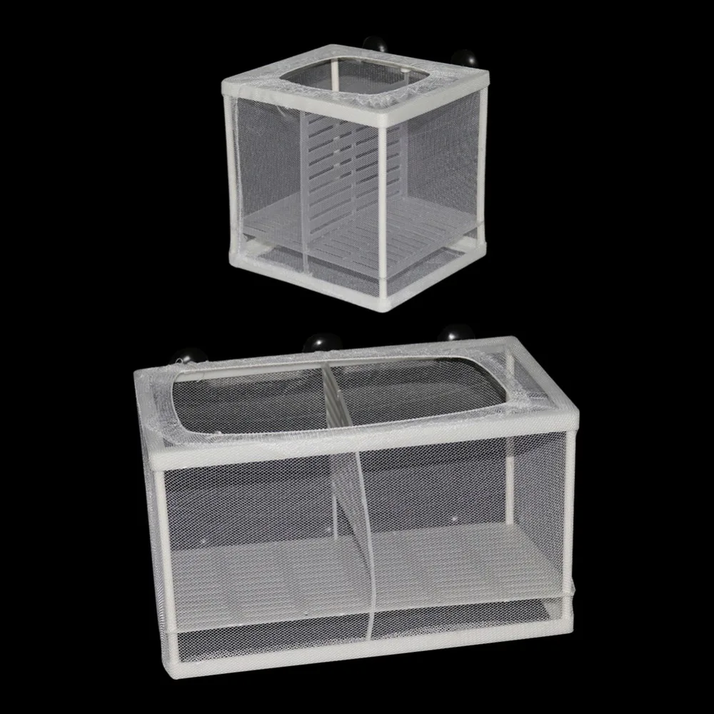 Fish Breeding Incubator Net Hanging Fish Hatchery Isolation Box Aquarium Accessory 1 Pcs