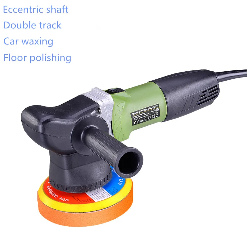 Electric Car polisher waxing machine electric polisher power tools dual polisher for car waxing and floor polishing power tool cordless electric car polisher 3 gears of speeds adjustable auto polishing machine multifunctional wood metal waxing grinding machine with 23pcs accessories
