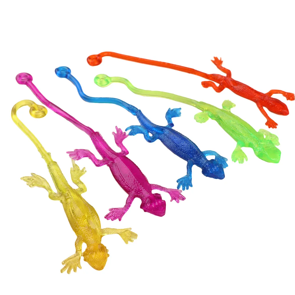 

5Pcs Creative Elastic Retractable Animals Sticky Gag Toy Children Funny Practical Jokes Gadgets Novelty Toy